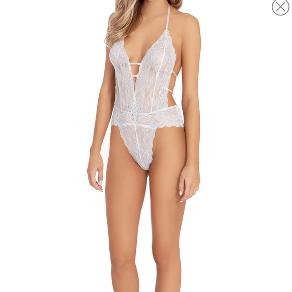 IN BLOOM BY JONQUIL, Lace Thong Teddy - Picture 5 of 9